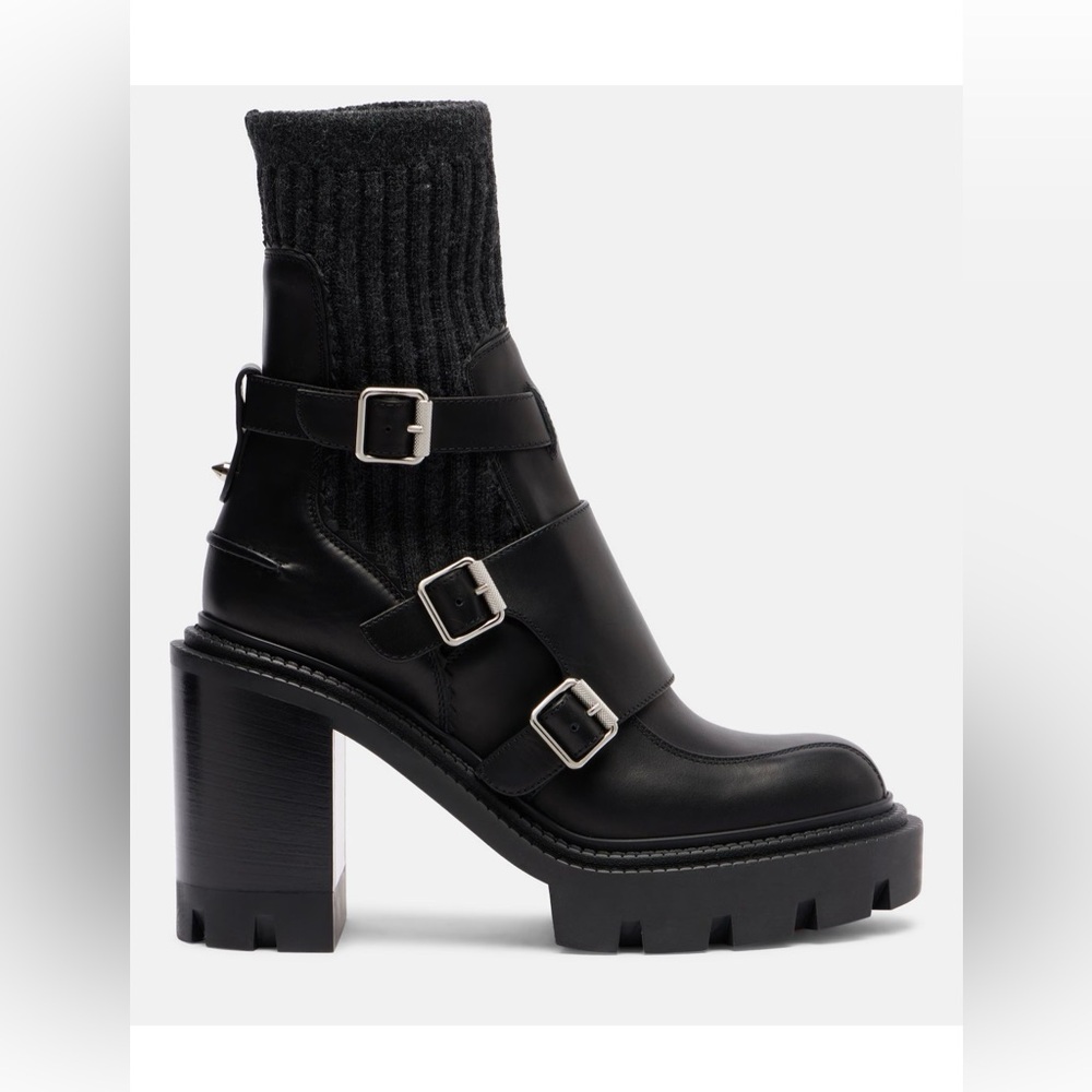 Christian Louboutin
Cortinetta College 100 leather ankle boots
